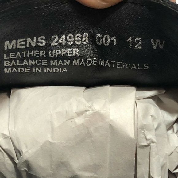 Stacy Adams Black Leather Oxford Dress Shoes Mens Size 12 W 24968 - Picture 5 of 5